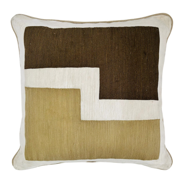 Amara Cushion 50x50x0.5cm Chocolate Multi; ETA Late September