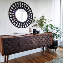 Load image into Gallery viewer, Ansel 4 Door Sideboard 170x40x77cm Black &amp; Natural
