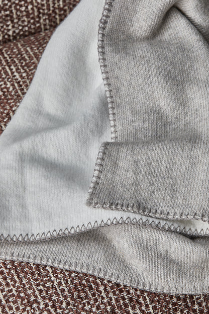 Atelier Blanket Throw 130x180cm Grey & White