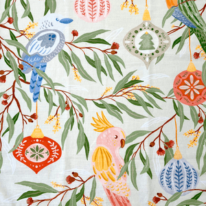 Australian Bird Christmas Apron 83x68cm Green Multi