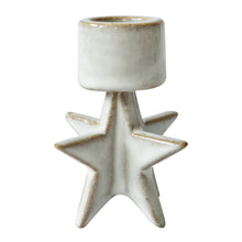 Load image into Gallery viewer, Avery Christmas Star Candle Holder White
