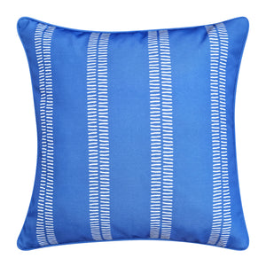 Bailey Outdoor Cushion 50x50cm Royal Blue Multi