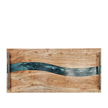 Load image into Gallery viewer, Bently Serving Tray With Handles 60x28cm Evergreen
