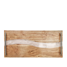 Load image into Gallery viewer, Bently Serving Tray With Handles 60x28cm White
