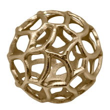 Load image into Gallery viewer, Bernice Decorative Ball Large 15cm Gold; ETA Mid April
