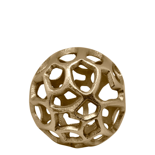 Bernice Decorative Ball Small 10cm Gold; ETA Mid April