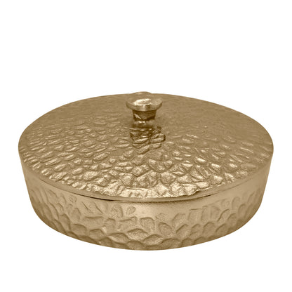 Bernice Round Box 20x20x9cm Gold