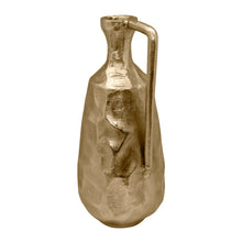 Load image into Gallery viewer, Bernice Hammered Vase Large 16x16x36cm Gold; ETA Mid April
