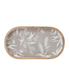 Load image into Gallery viewer, Bindi Oval Serving Tray 36x20x1cm Grey Beige
