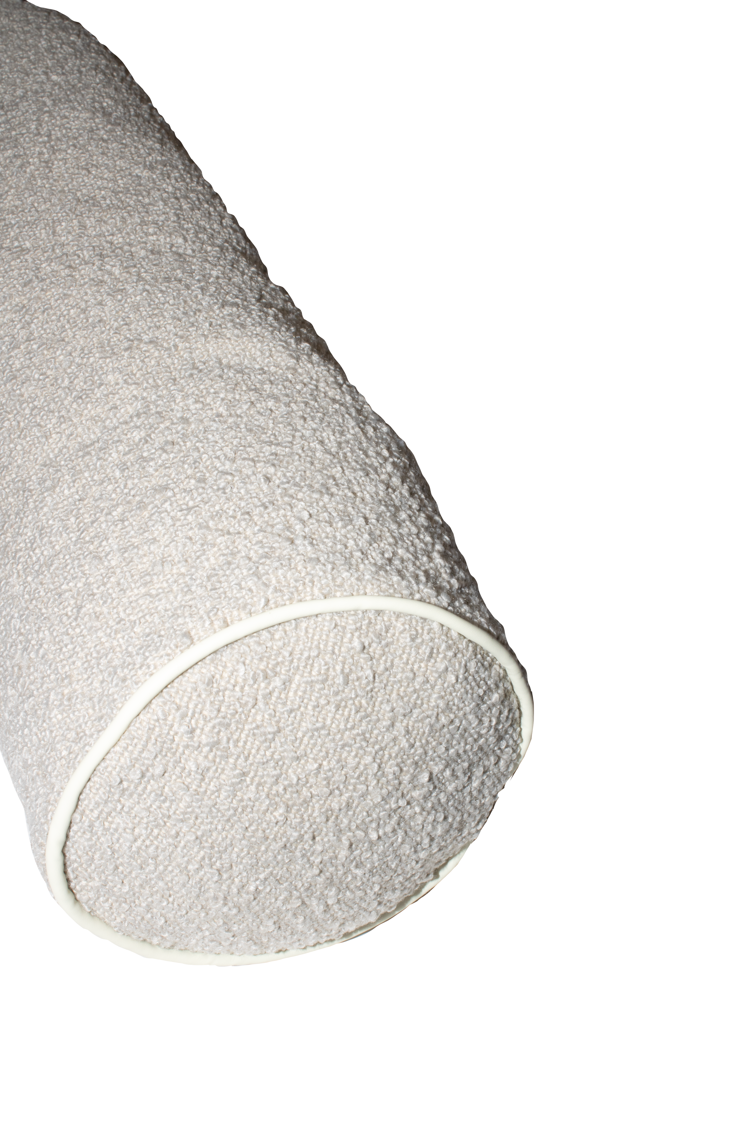 Brooklyn Bolster Boucle Cushion 18x60cm Milky Coffee