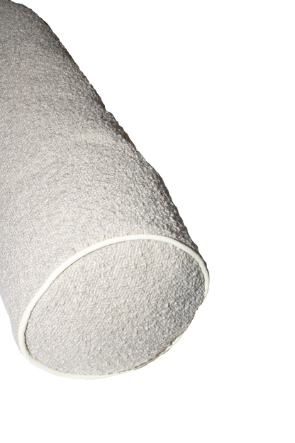 Brooklyn Bolster Boucle Cushion 18x60cm Milky Coffee