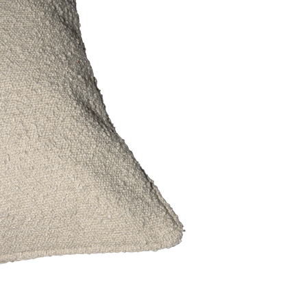Brooklyn Feather Filled European Boucle Cushion 60x60cm Milky Coffee