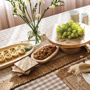 Brooks Serving Tray 33x18cm Whitewash
