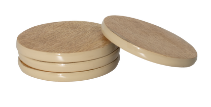 Corinne Coasters 4pk 10x10x1cm Light Taupe