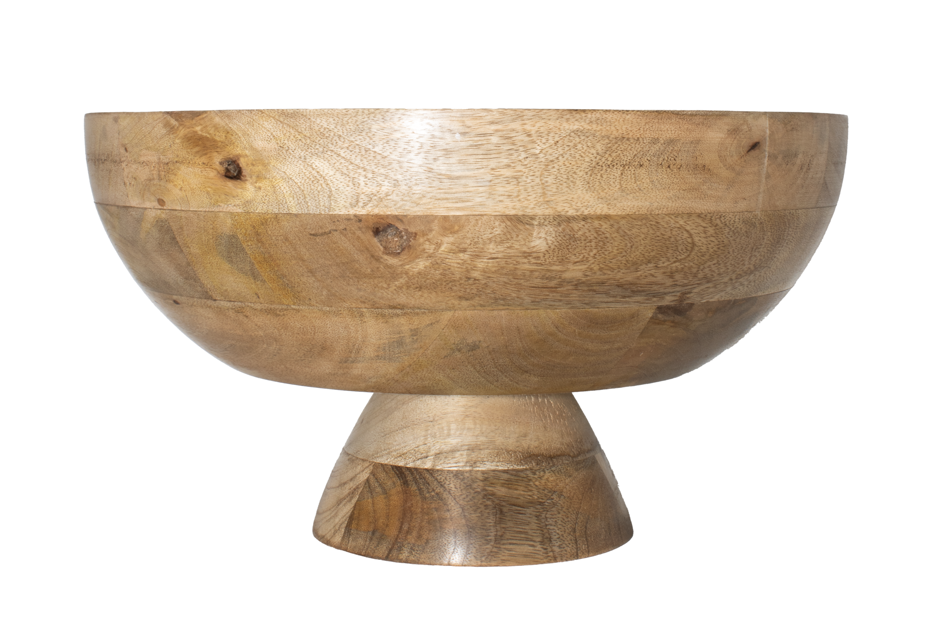 Corinne Pedestal Bowl 32x21cm Light Taupe