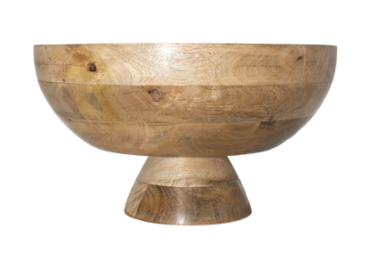 Corinne Pedestal Bowl 32x21cm Light Taupe