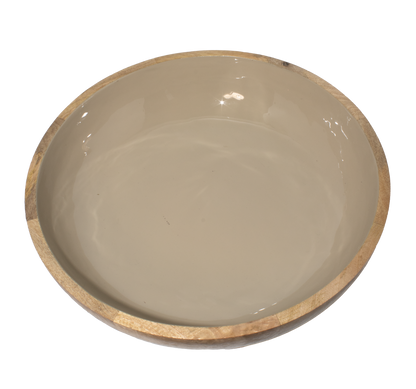 Corinne Salad Bowl 40x40x10cm Light Taupe
