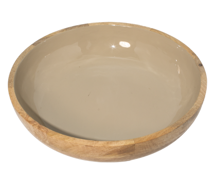 Corinne Salad Bowl 40x40x10cm Light Taupe