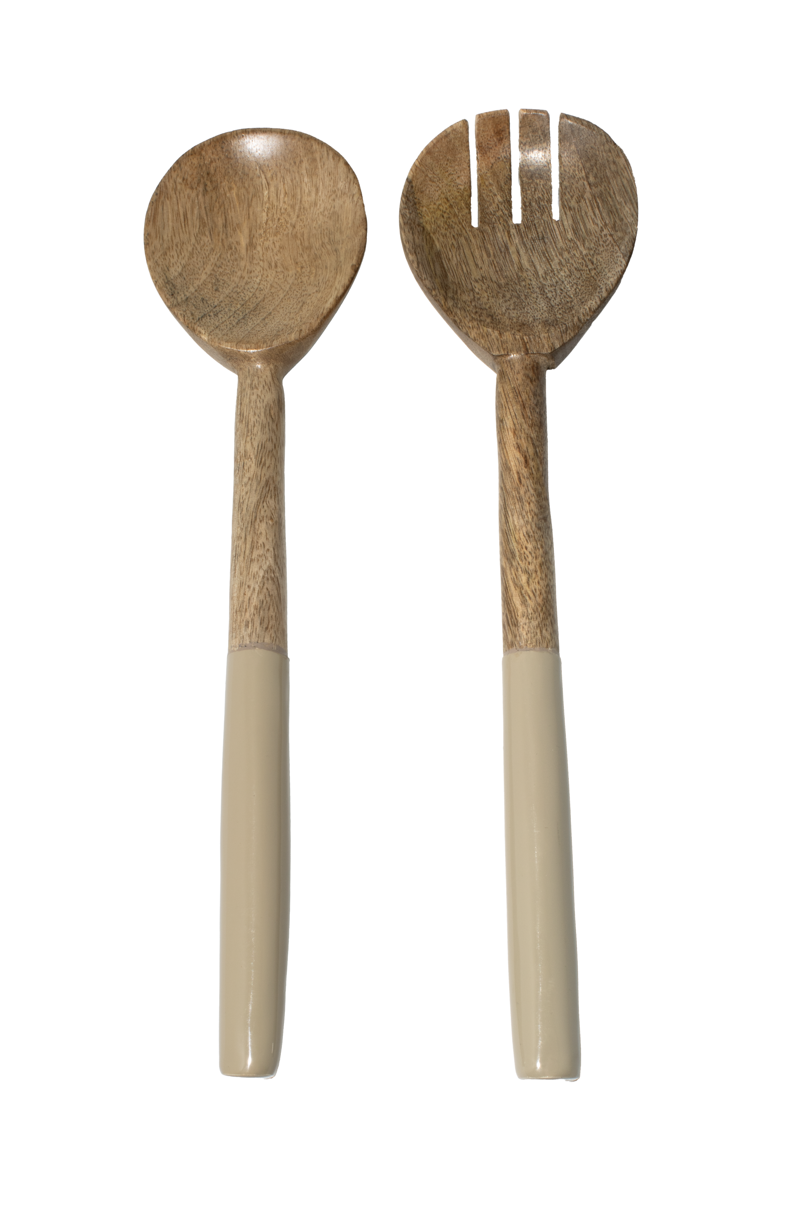 Corinne Salad Servers 30x7x3cm Light Taupe