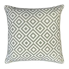Load image into Gallery viewer, Canvas Outdoor Cushion 50x50x12cm Olive; ETA Early October
