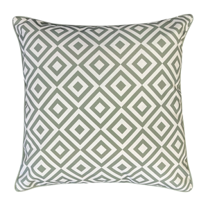 Canvas Outdoor Cushion 50x50x12cm Olive; ETA Early October