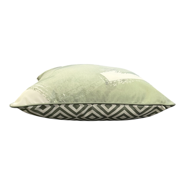 Canvas Outdoor Cushion 50x50x12cm Olive; ETA Early October