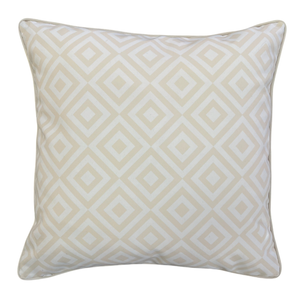 Canvas Outdoor Cushion 50x50x12cm Taupe; ETA Early October