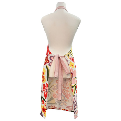 Charmie Floral Apron 83x68x0.2cm Pink Multi