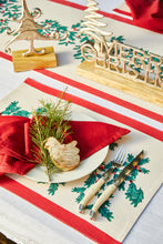 Load image into Gallery viewer, Christmas Foliage Placemat Set of 4 33x48x0.2cm Green Multi
