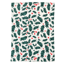 Load image into Gallery viewer, Christmas Foliage Tea Towel 2pk 50x70cm Green Multi
