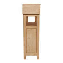 Load image into Gallery viewer, Clark Shoe Rack with Double Drawer Oak; ETA Late March
