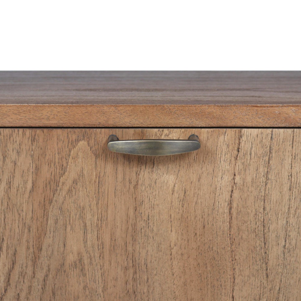 Clark Shoe Rack with Drawer Walnut