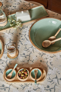 Corinne Salad Servers 30x7x3cm Green & Natural; ETA Early October