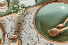 Load image into Gallery viewer, Corinne Salad Bowl 40x40x10cm Green &amp; Natural
