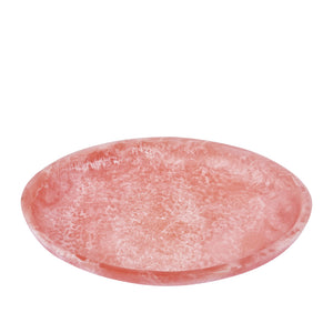 Dariah Resin Oval Tray 30.50x24.10x3.20cm Bubblegum