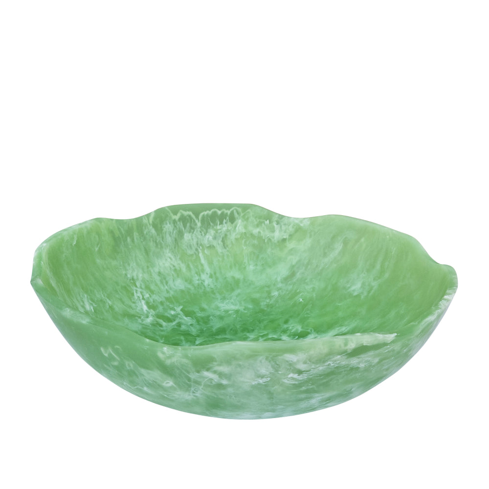 Dariah Resin Salad Bowl 30.50x30.50x8.90cm Peppermint