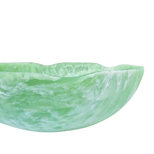 Load image into Gallery viewer, Dariah Resin Salad Bowl 30.50x30.50x8.90cm Peppermint
