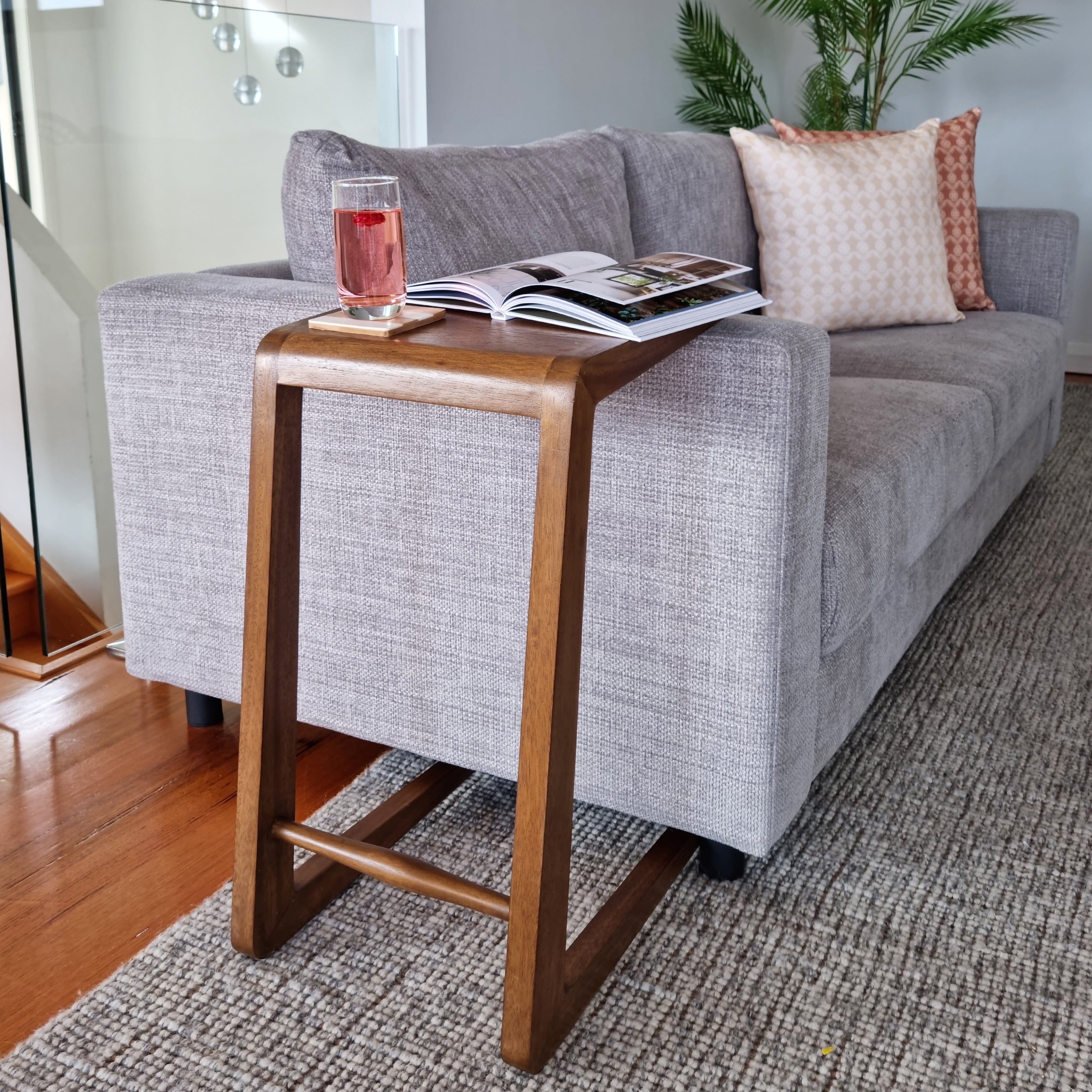 Dario Side Table 45x35x64cm Natural