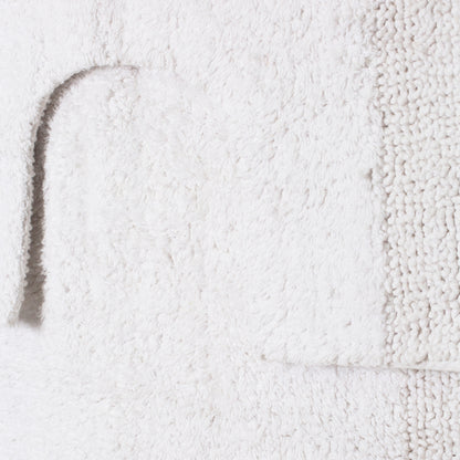 Dawson 2 Piece Bathmat Set 50x50cm & 50x80cm White