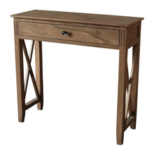 Load image into Gallery viewer, Devon 1 Drawer Console Table 80x30x75cm Walnut; ETA Early July
