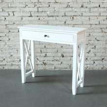 Load image into Gallery viewer, Devon 1 Drawer Console Table 80x30x75cm White; ETA Early July
