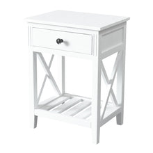 Load image into Gallery viewer, Devon Bedside Table 40x30x55cm White
