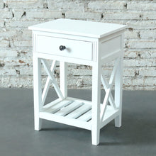 Load image into Gallery viewer, Devon Bedside Table 40x30x55cm White
