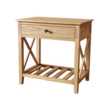 Load image into Gallery viewer, Devon Side/Bedside Table 60x40x60cm Oak; ETA Mid July
