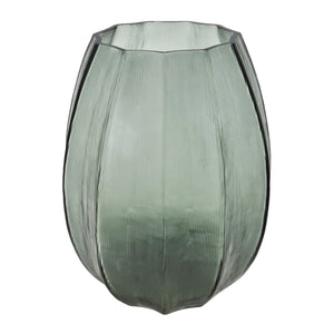 Diana Glass Vase Small 19x25.5cm Seaweed; ETA Mid April