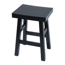 Load image into Gallery viewer, Dylan Wooden Stool 29x35x51cm Black
