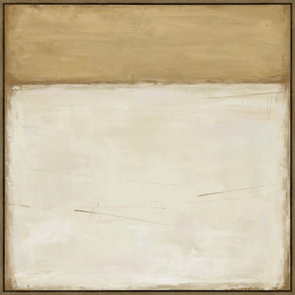Earthline Framed Canvas 80x80x4cm Brown & Beige Multi
