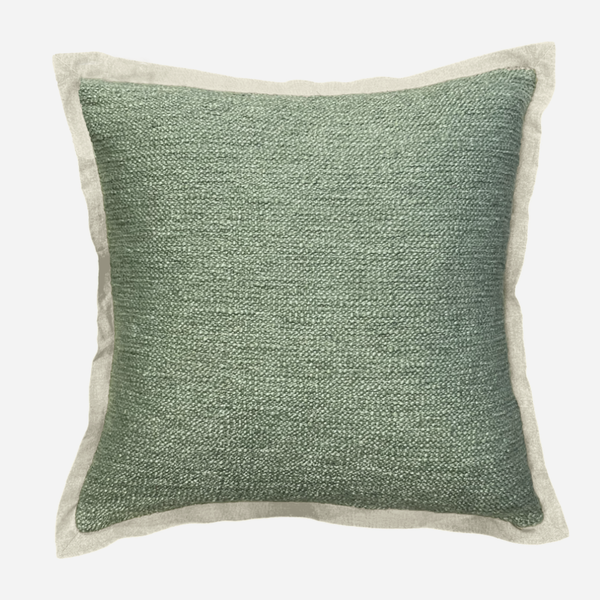 Elara Cushion 50x50x0.5cm Sage; ETA Early October