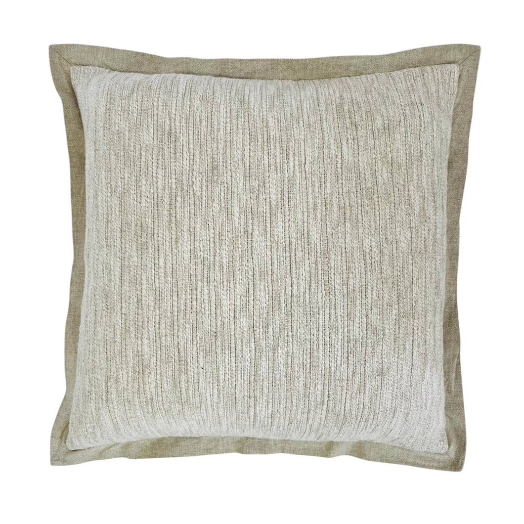 Elara Cushion 50x50x0.5cm Ivory Glow; ETA Early October