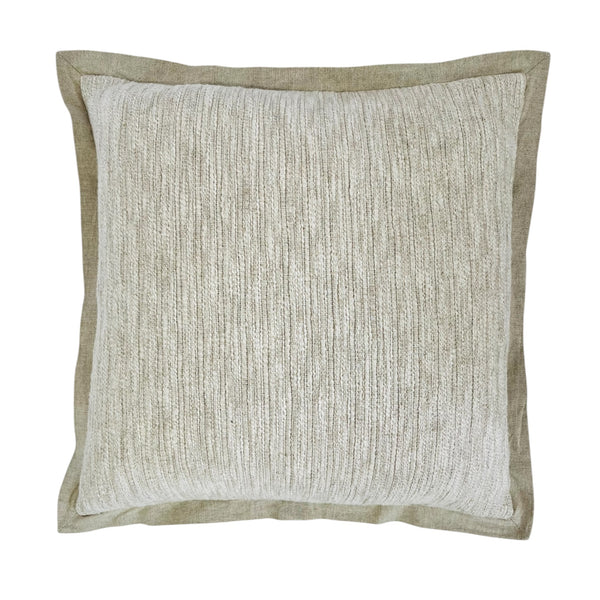 Elara Cushion 50x50x0.5cm Ivory Glow; ETA Early October